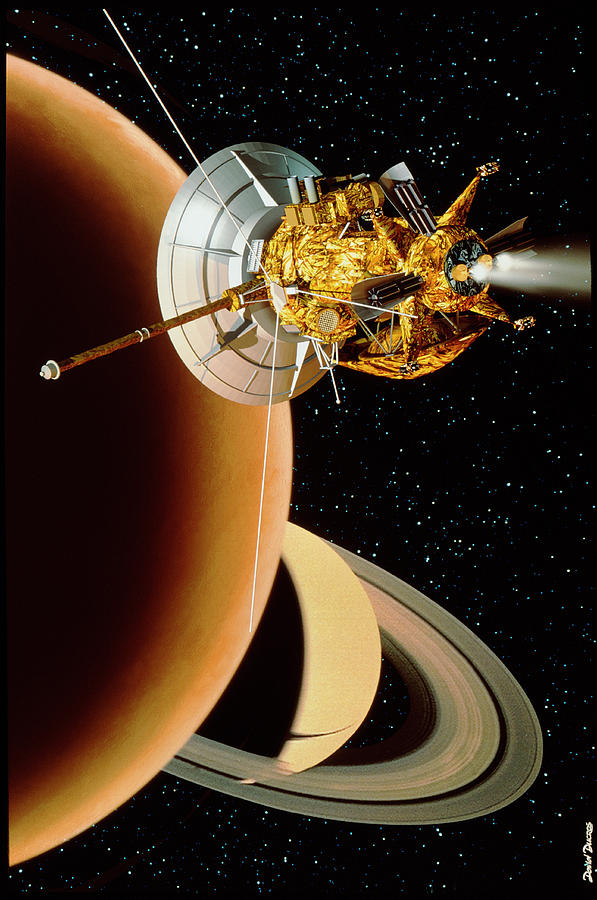 cassini spacecraft on titan