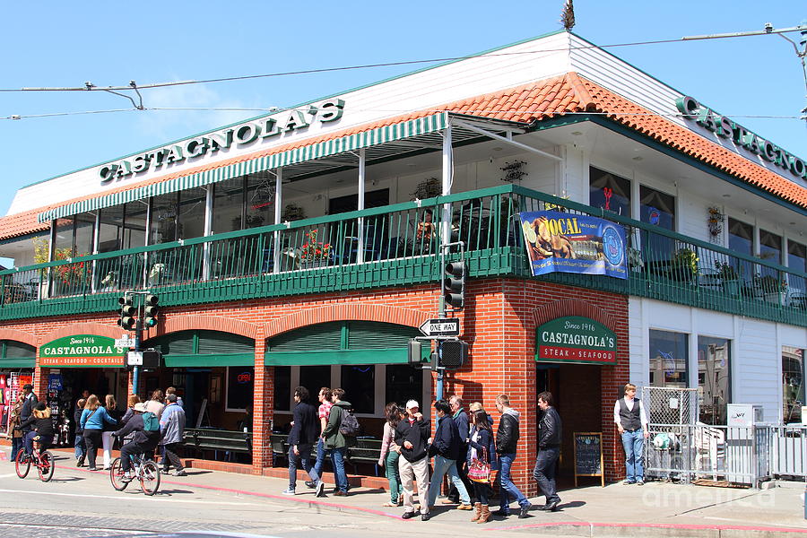 Castagnolas Restaurant . Fishermans Wharf . San Francisco California . 7D14206 Photograph by Wingsdomain Art and Photography