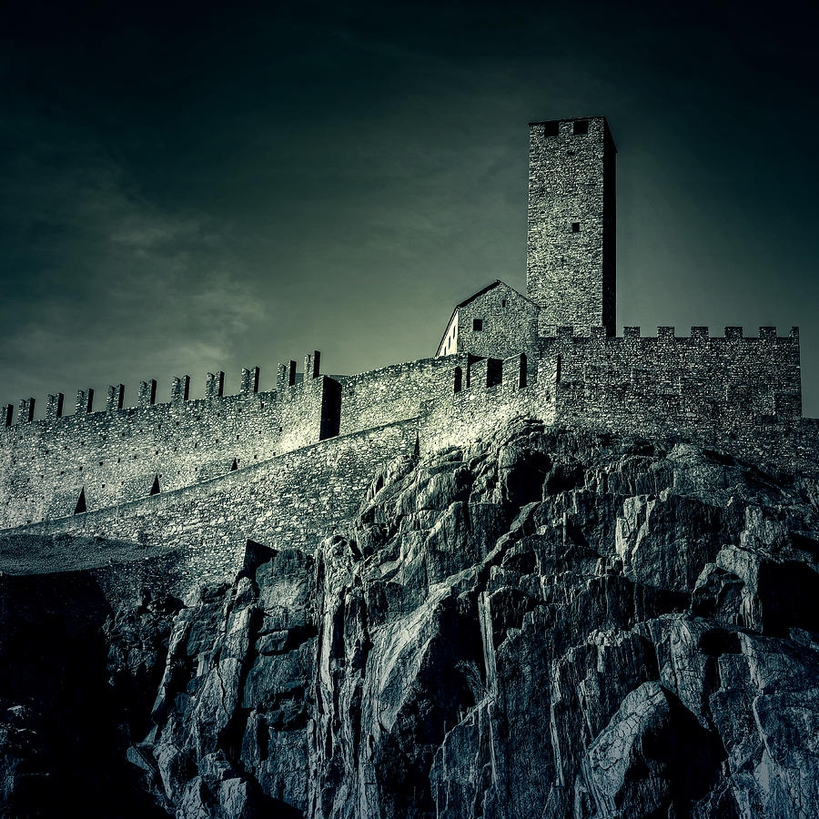 Castle Photograph - Castelgrande Bellinzona by Joana Kruse