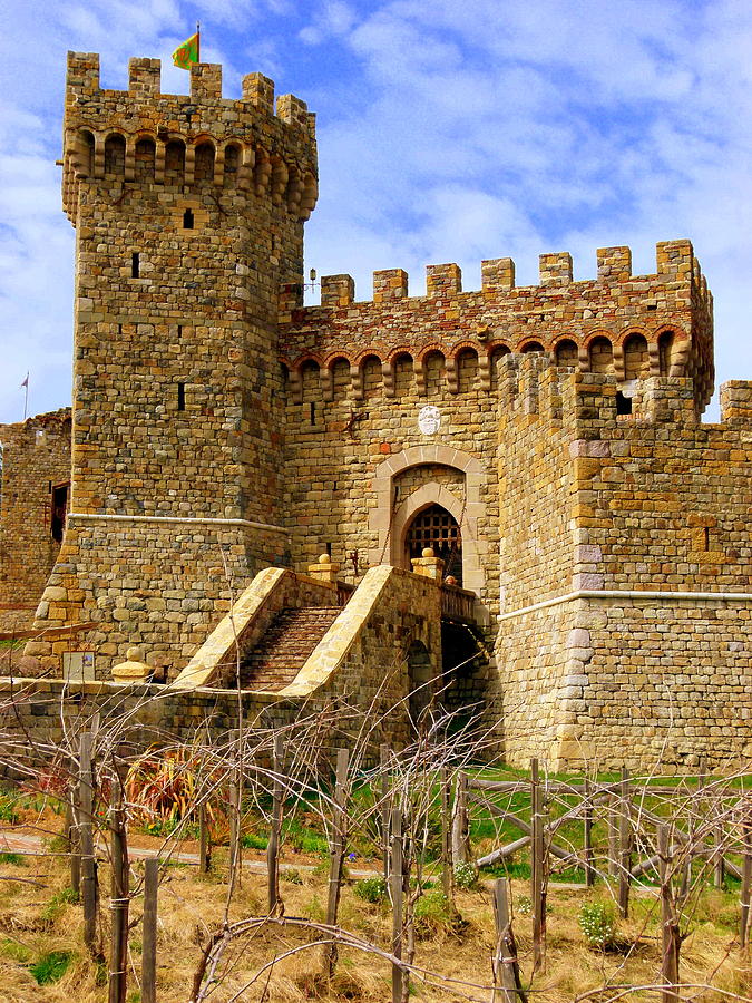 Castello Di Amorosa Photograph by Jeff Lowe