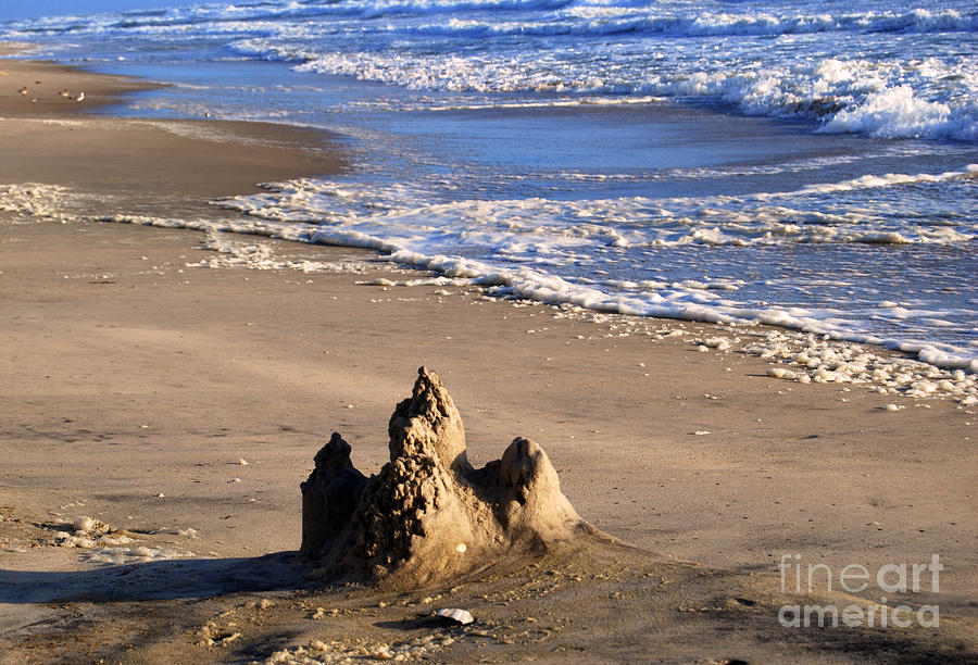 Beach Photograph - Castle by the Sea by Linda Mesibov