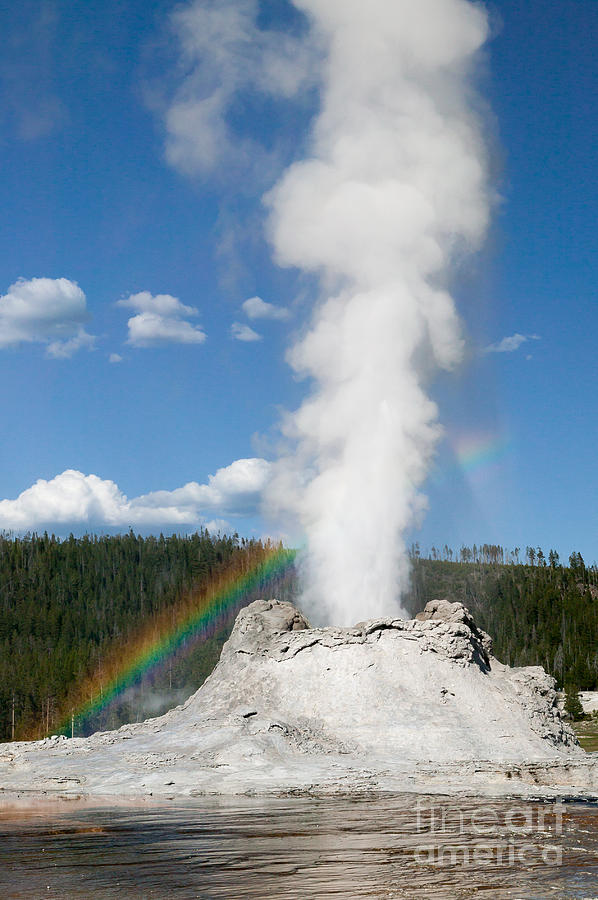 Castle Geyser I Photograph by Clarence Holmes