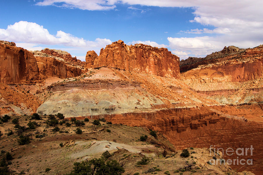 Capitol Reef National Park Photograph - Castle In The Distance by Adam Jewell