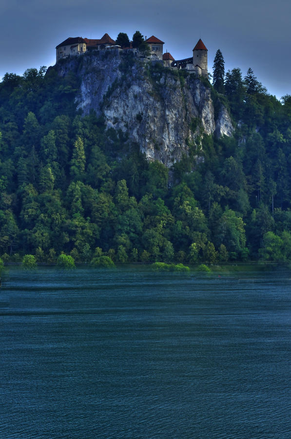 Castle of Lake Bled Photograph by Don Wolf