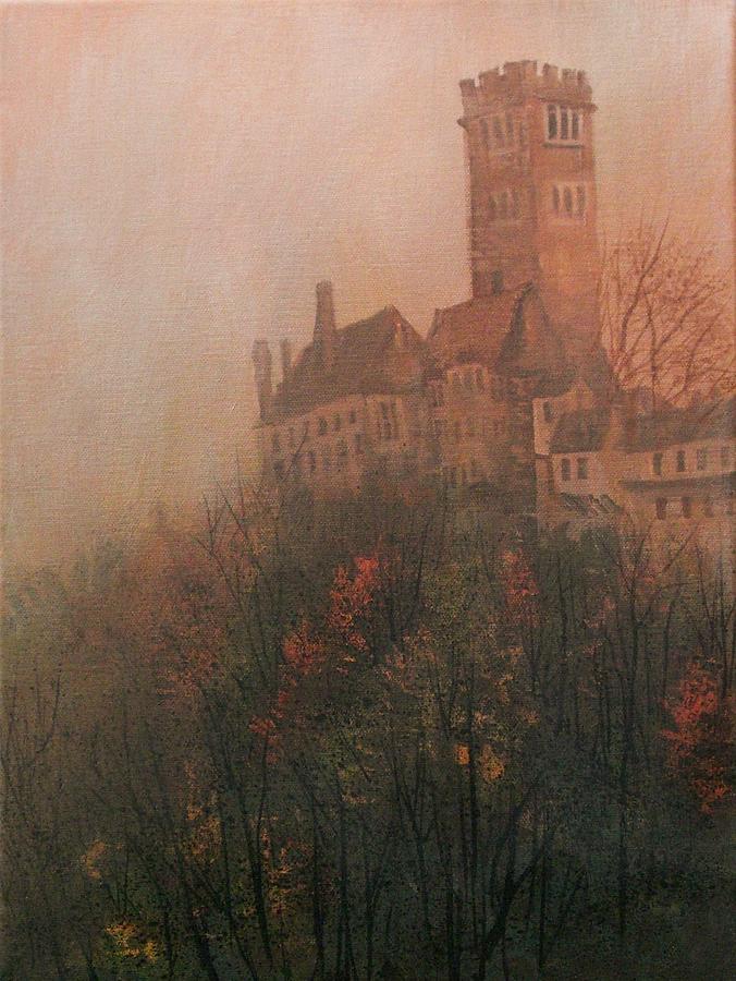 Castle on the Hill Painting by Tom Shropshire