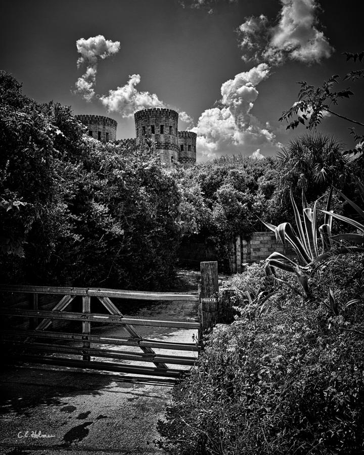 Castle Ottis - BW Photograph by Christopher Holmes