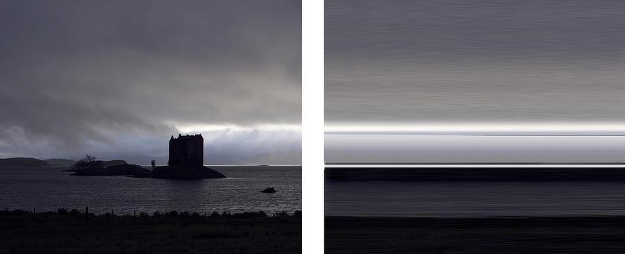 Castle Stalker diptych Photograph by Gary Eason