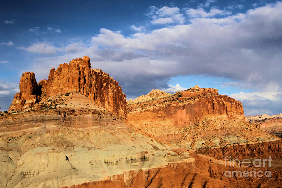 Capitol Reef National Park Photograph - Castles In The Sky by Adam Jewell