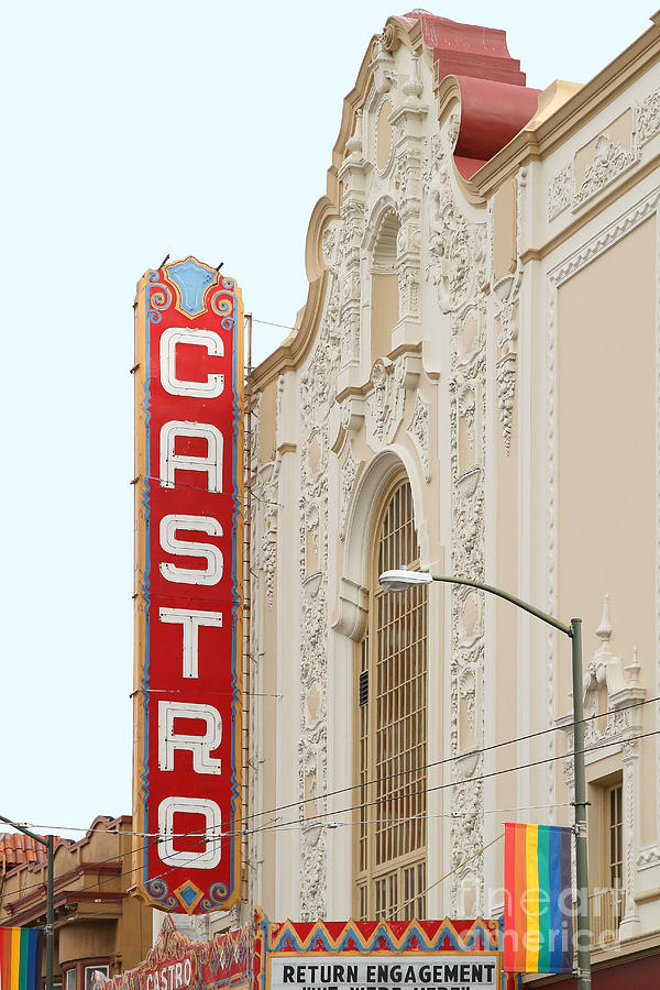 City Photograph - Castro Theater in San Francisco . 7D7579 by Wingsdomain Art and Photography