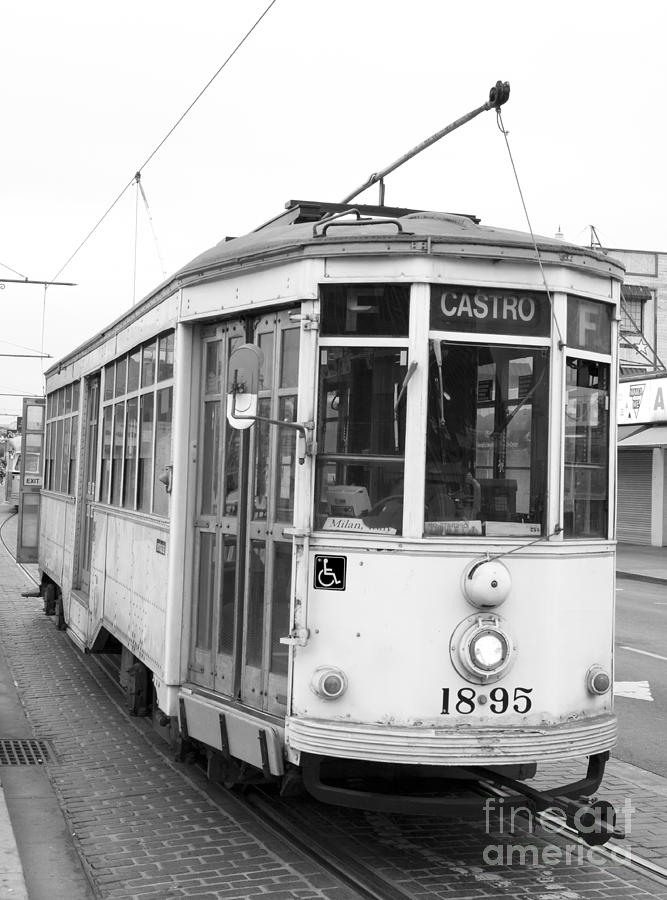 Castro Trolley Photograph by Eric Foltz