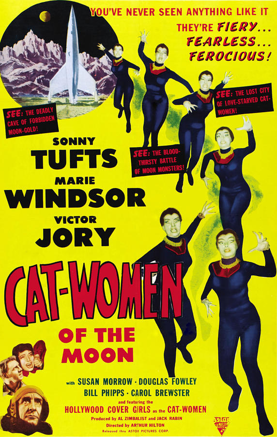 Movie Photograph - Cat Women Of The Moon, Sonny Tufts by Everett