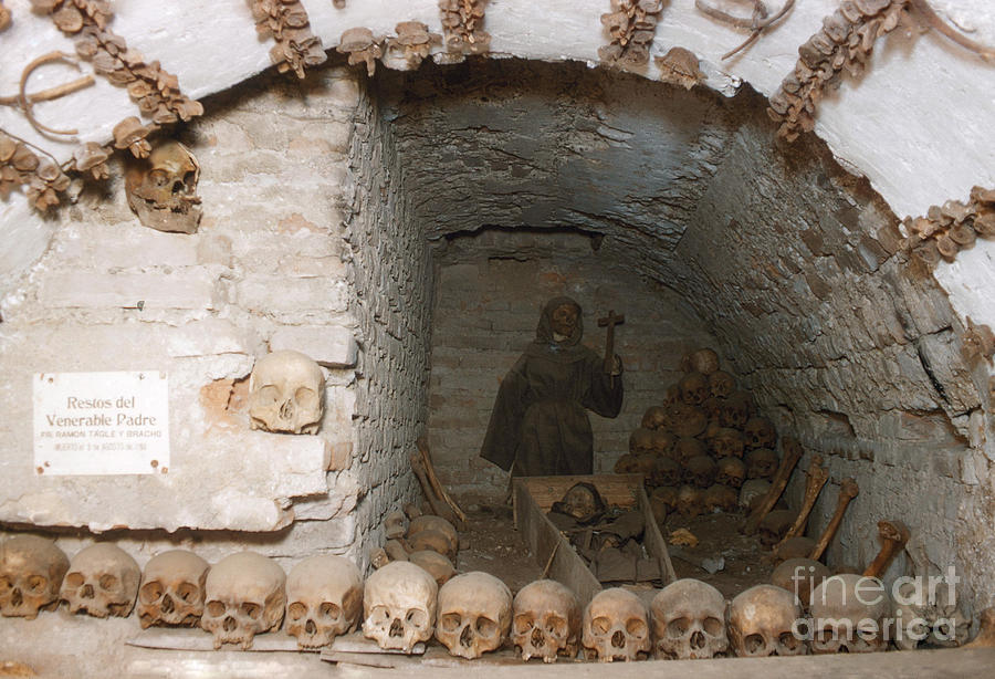 Catacombs Photograph by Photo Researchers