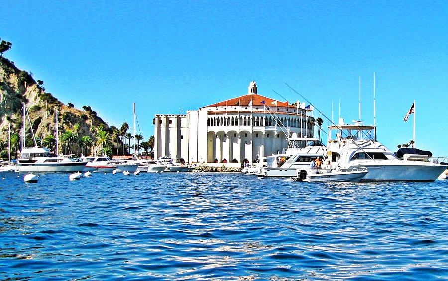 Catalina Casino view from a boat Photograph by Lauren Serene