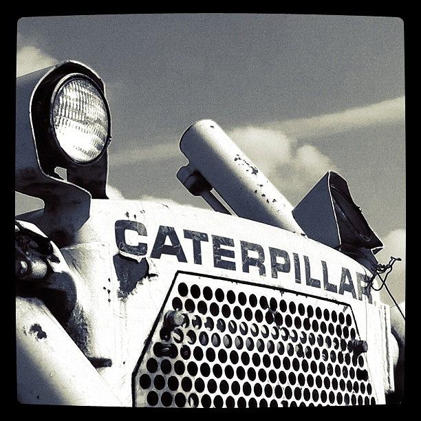 Caterpillar Tractor Photograph by Eva C