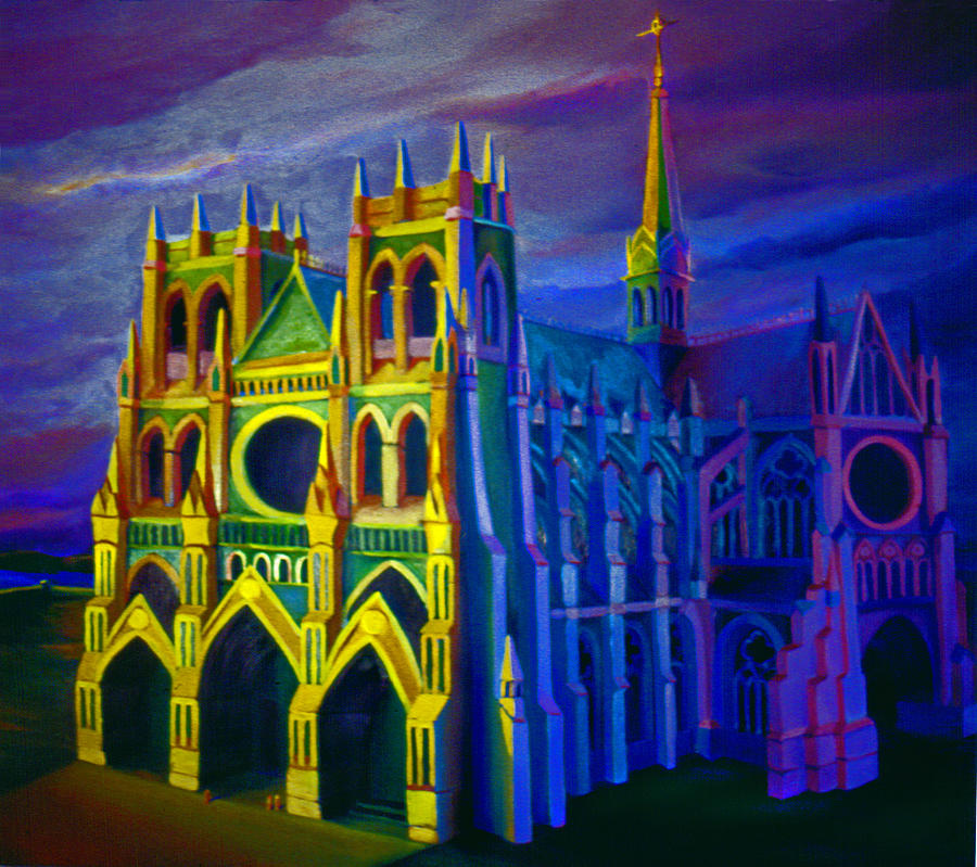 Cathedral 1977 Painting by Nancy Griswold
