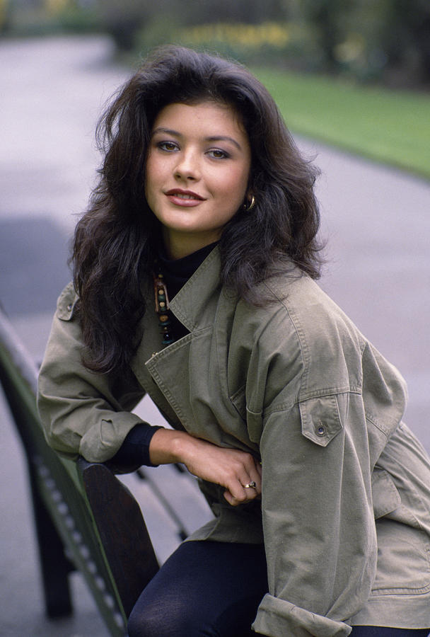 Catherine Zeta Jones Portrait Photograph by Shaun Higson - Fine Art America