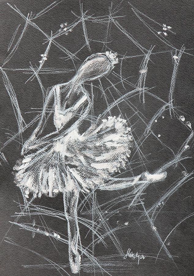 Caught in a web  Drawing by Sladjana Lazarevic