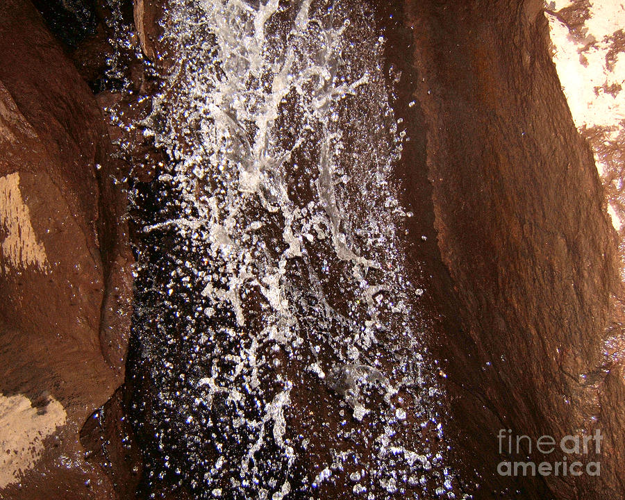 Cave Waterfall at Pinnacles Photograph Photograph by Kristen Fox