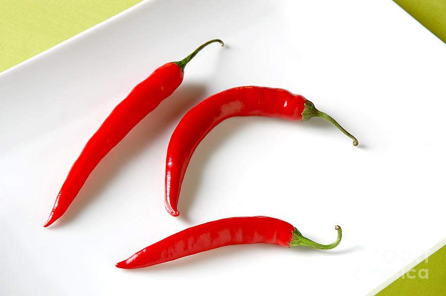Cayenne Peppers Photograph by HD Connelly