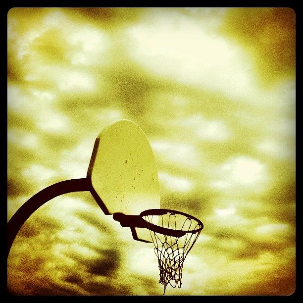 Basketball Photograph - #ccpi #cloud #sky #basketball by Christopher Campbell