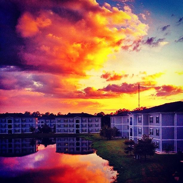 Sunset Photograph - #ccu #sunset 🌇 by Katie Williams
