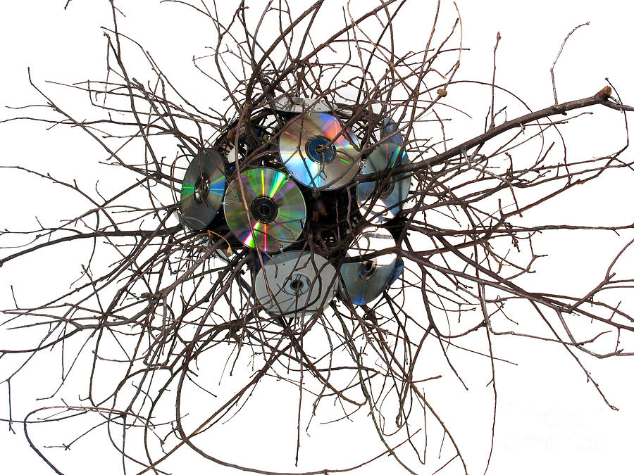 CD Virus Mixed Media by Adam Long