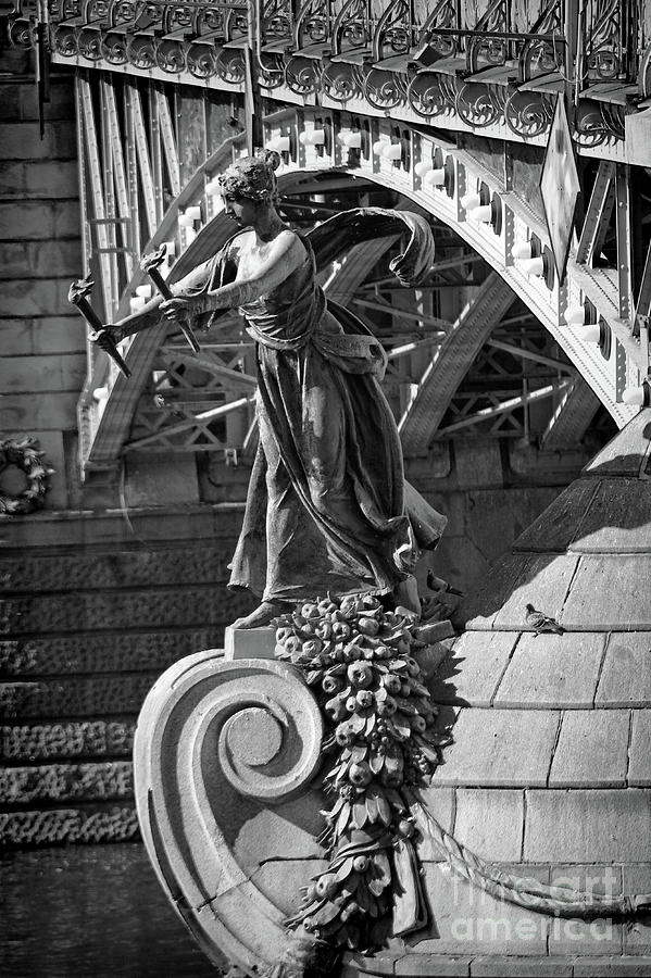 Cechuv Bridge Statue Photograph by Mariola Bitner