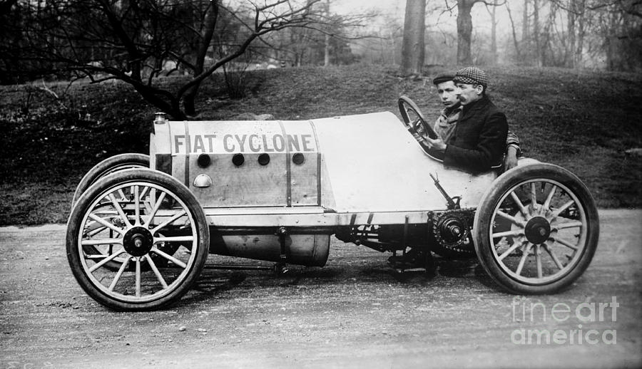 Cedrino in the Fiat Cyclone 1900s Photograph by Padre Art
