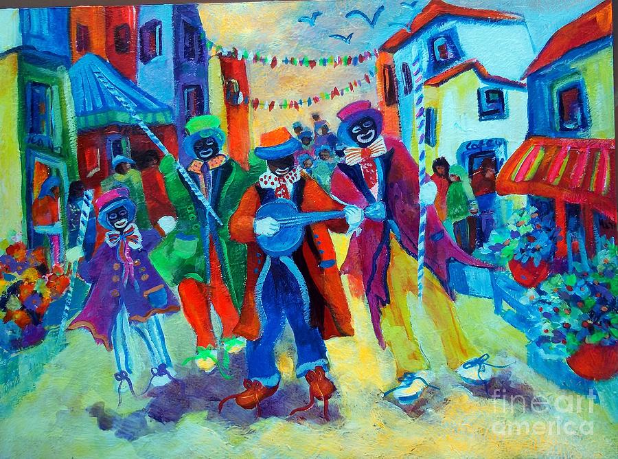 Celebrations. Painting by Estelle Hartley
