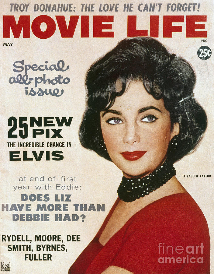 Movie Life Magazine Cover, 1960 Photograph by Granger