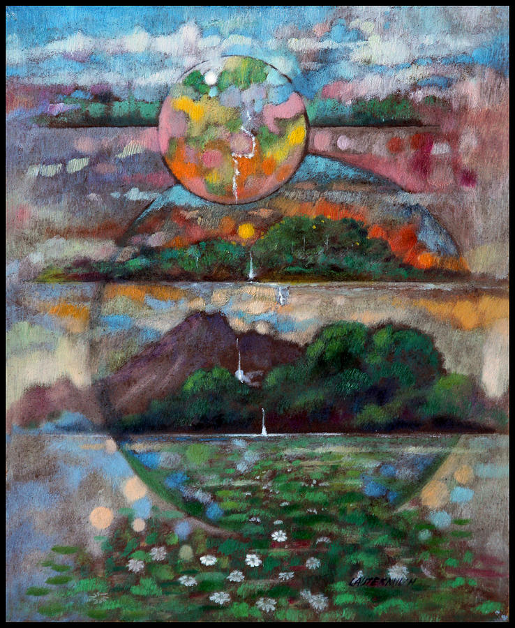 Celestial Spheres Painting by John Lautermilch