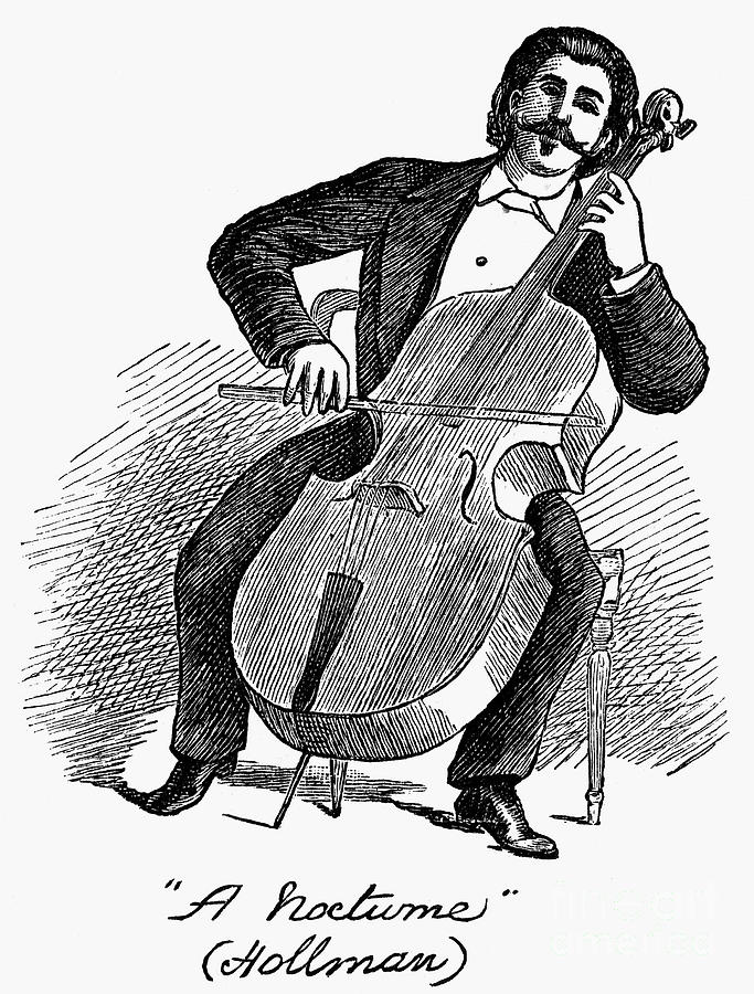 Cellist, 1883 Photograph by Granger