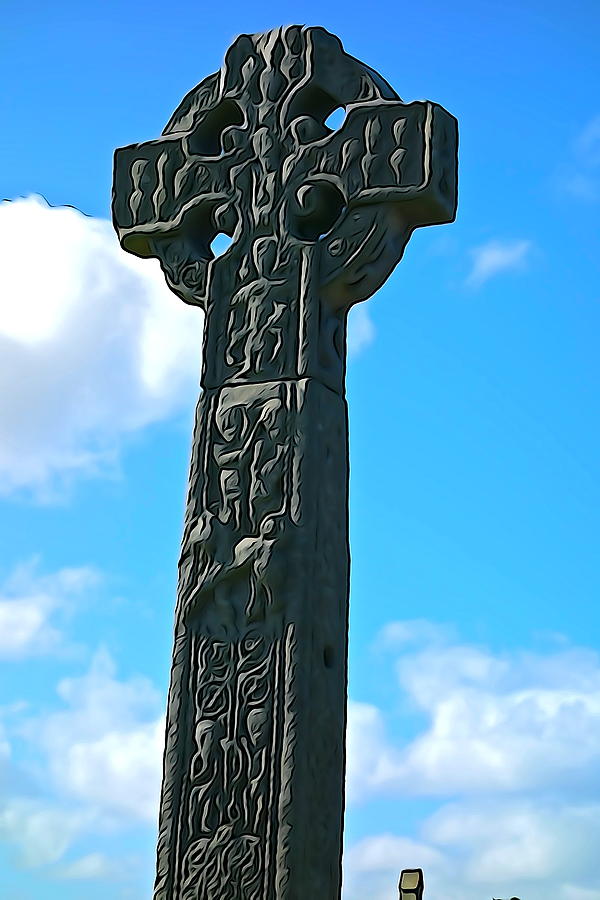 Cross Photograph - Celtic Cross by Norma Brock
