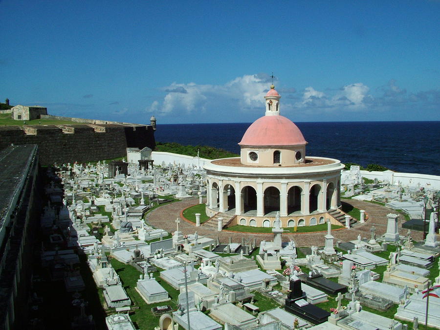 Cemetary Santa Maria Magdalena de Pazzis San Juan Puerto Rico Painting ...