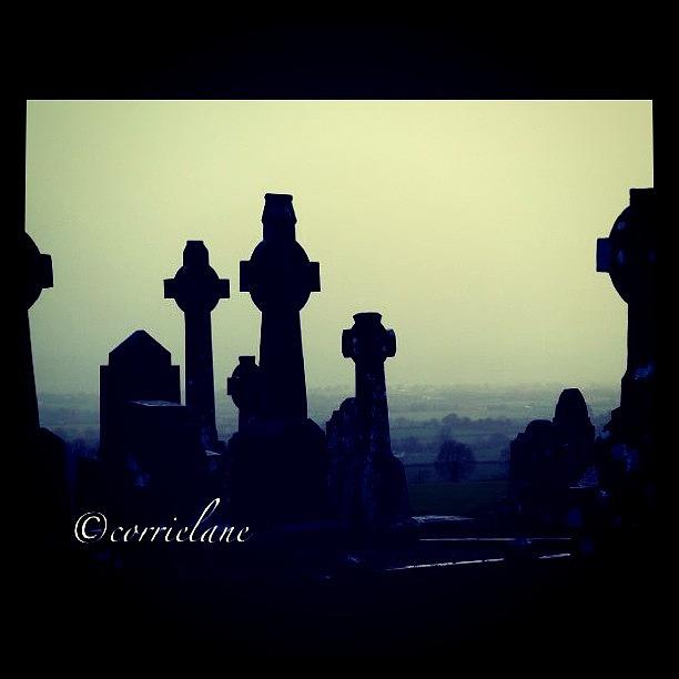 Beautiful Photograph - Cemetery Atop A Hill: Roscrae, Ireland by Corrie Pannell Fleming