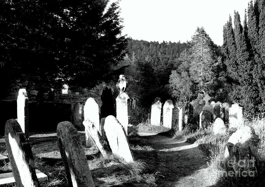 CEMETERY IN B And W Photograph By Ilan Ronn - Fine Art America