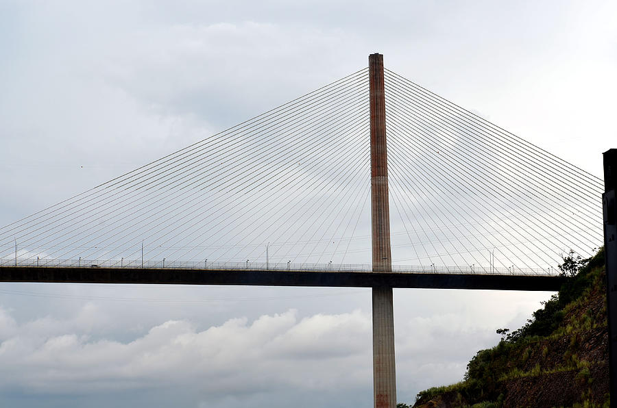 Centennial Bridge on the Panama Canal Photograph by Richard Ortolano