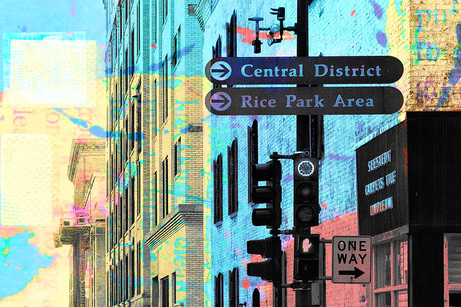 Central District Digital Art by Susan Stone