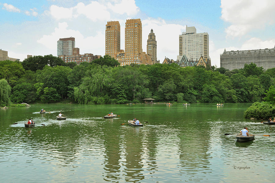 Central Park Lake Two Photograph by Regina Geoghan - Fine Art America