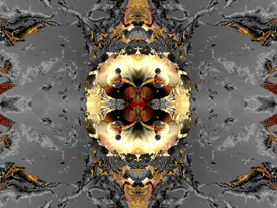 Abstract Digital Art - Central planning by Claude McCoy