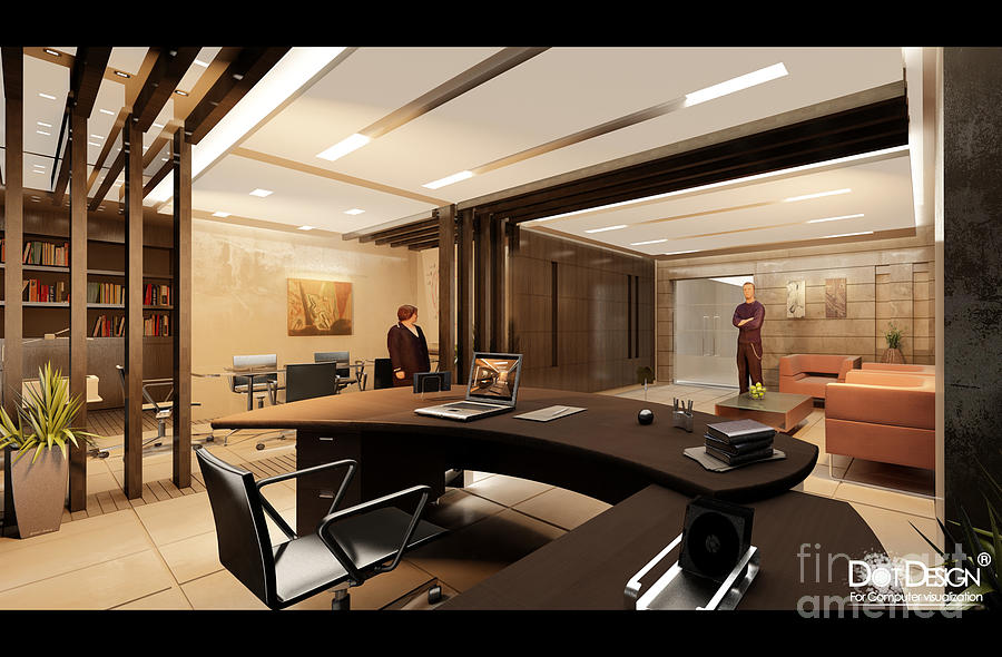 CEO Office Digital Art by DotDesign Memusleh - Pixels