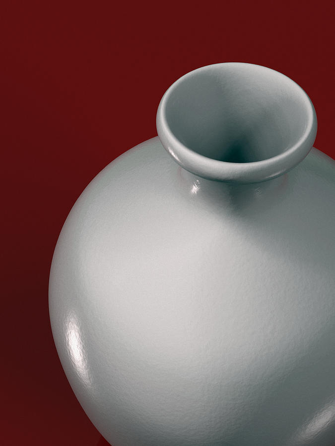 Ceramic Vase  Digital Art by Richard Rizzo