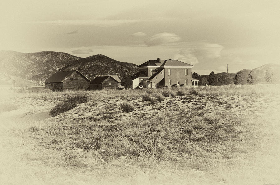 Chaffee county poor farm print Photograph by Charles Muhle
