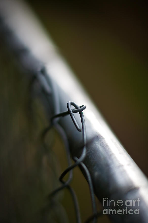 Abstract Photograph - Chain Link by Mike Reid