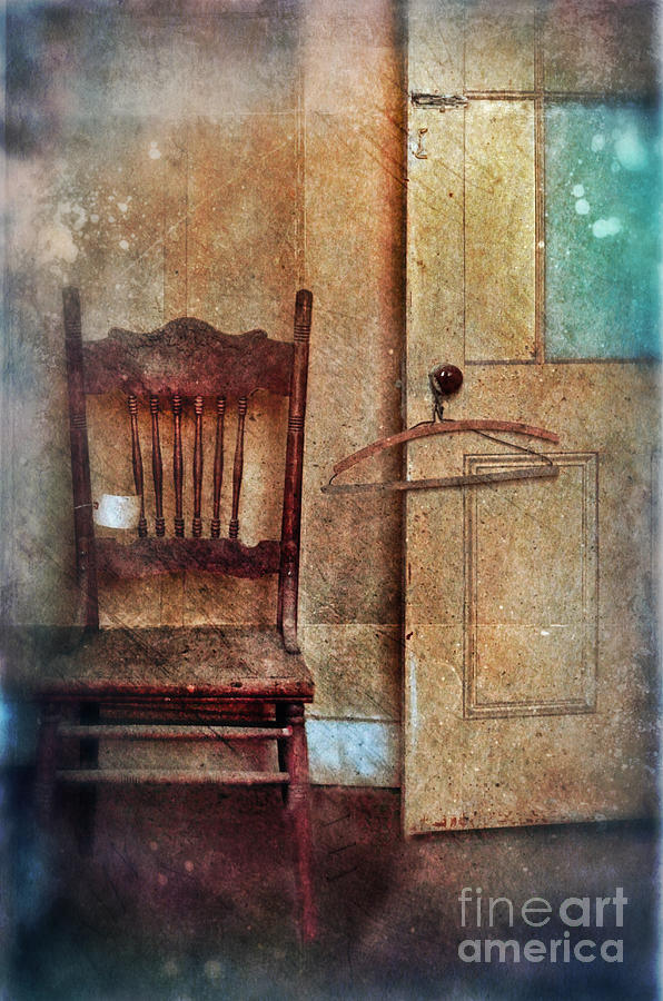 Chair by Open Door Photograph by Jill Battaglia