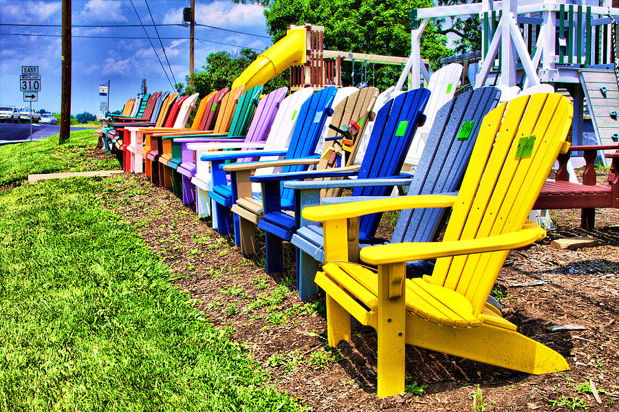 Chairs for Sale Photograph by Trudy Wilkerson