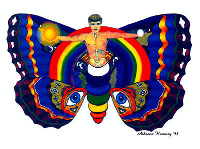 Chakra Butterfly  Digital Art by Atheena Romney