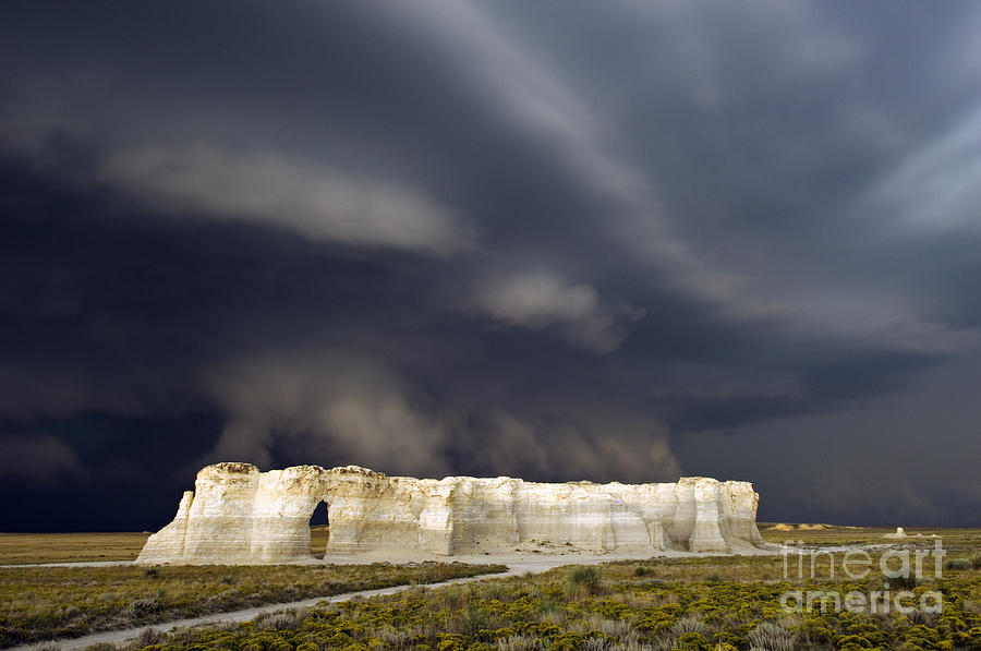 Chalk Pyramid Tornado - D003115 Photograph by Daniel Dempster