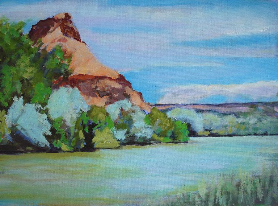 Abiquiu Painting - Chama River Outside Abiquiu by Richard  Willson
