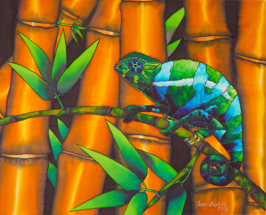 Chameleon Painting by Daniel Jean-Baptiste